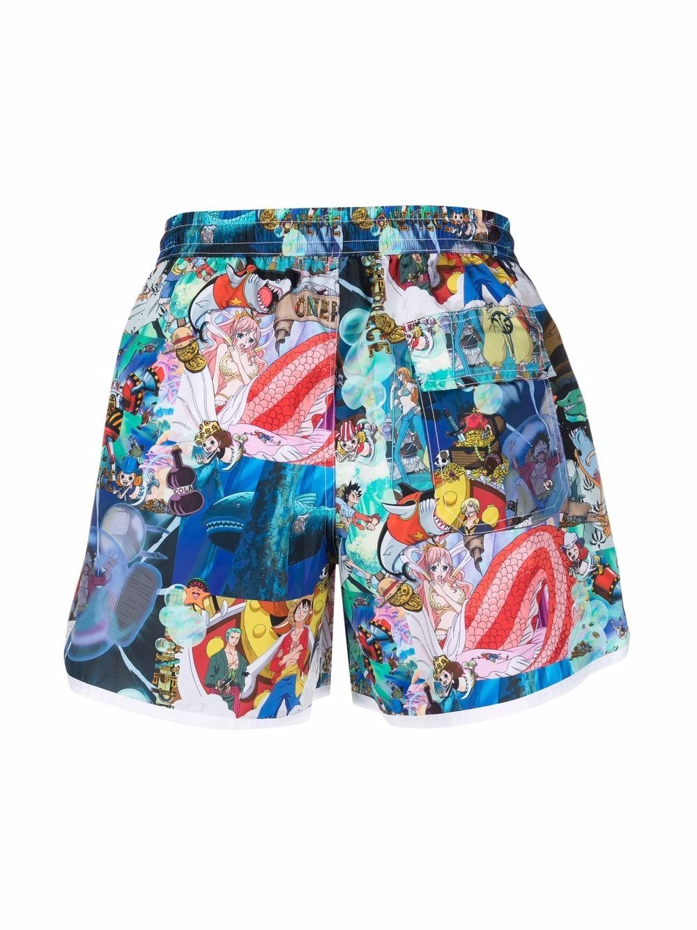 graphic-print swim shorts - 2