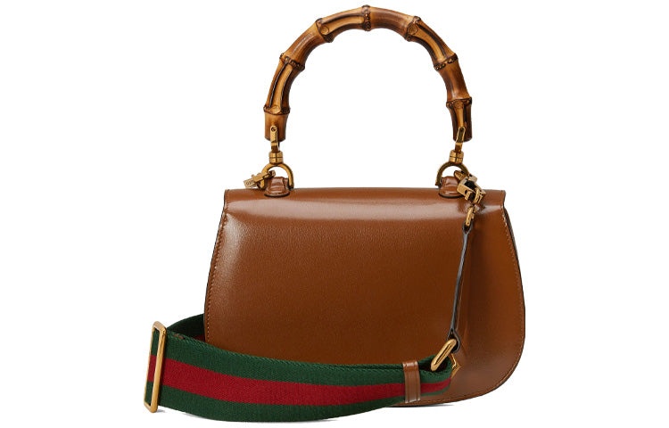 (WMNS) Gucci Bamboo 1947 Small Top Handle Bag 'Brown' 675797-10ODT-2579 - 3