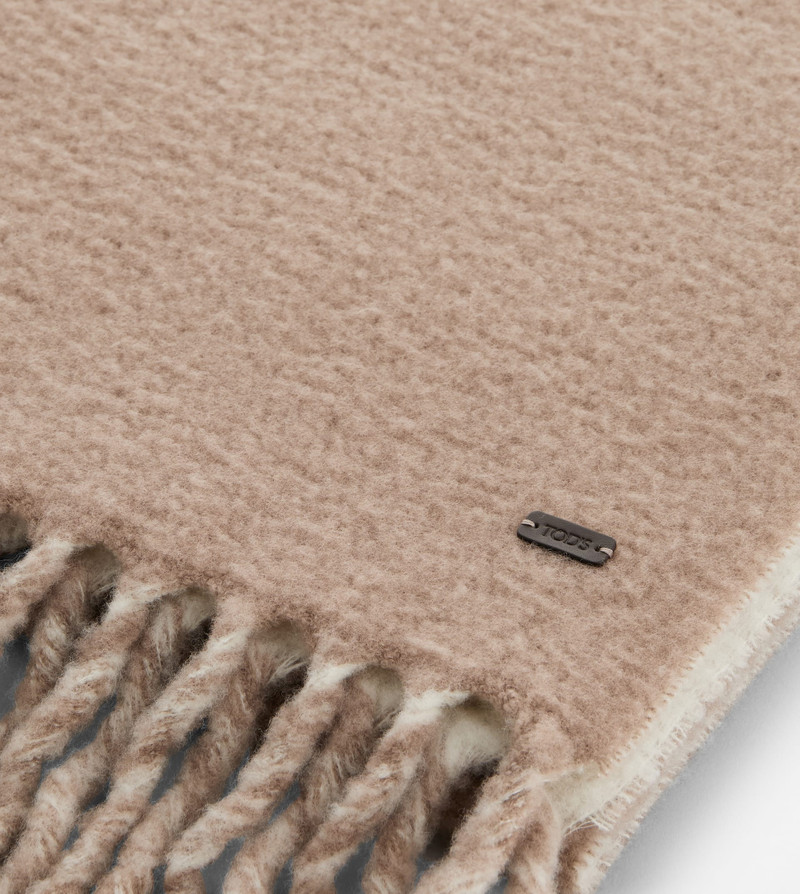 TWO-TONE SCARF TOD'S•X CAPSULE COLLECTION - BEIGE, OFF WHITE 3