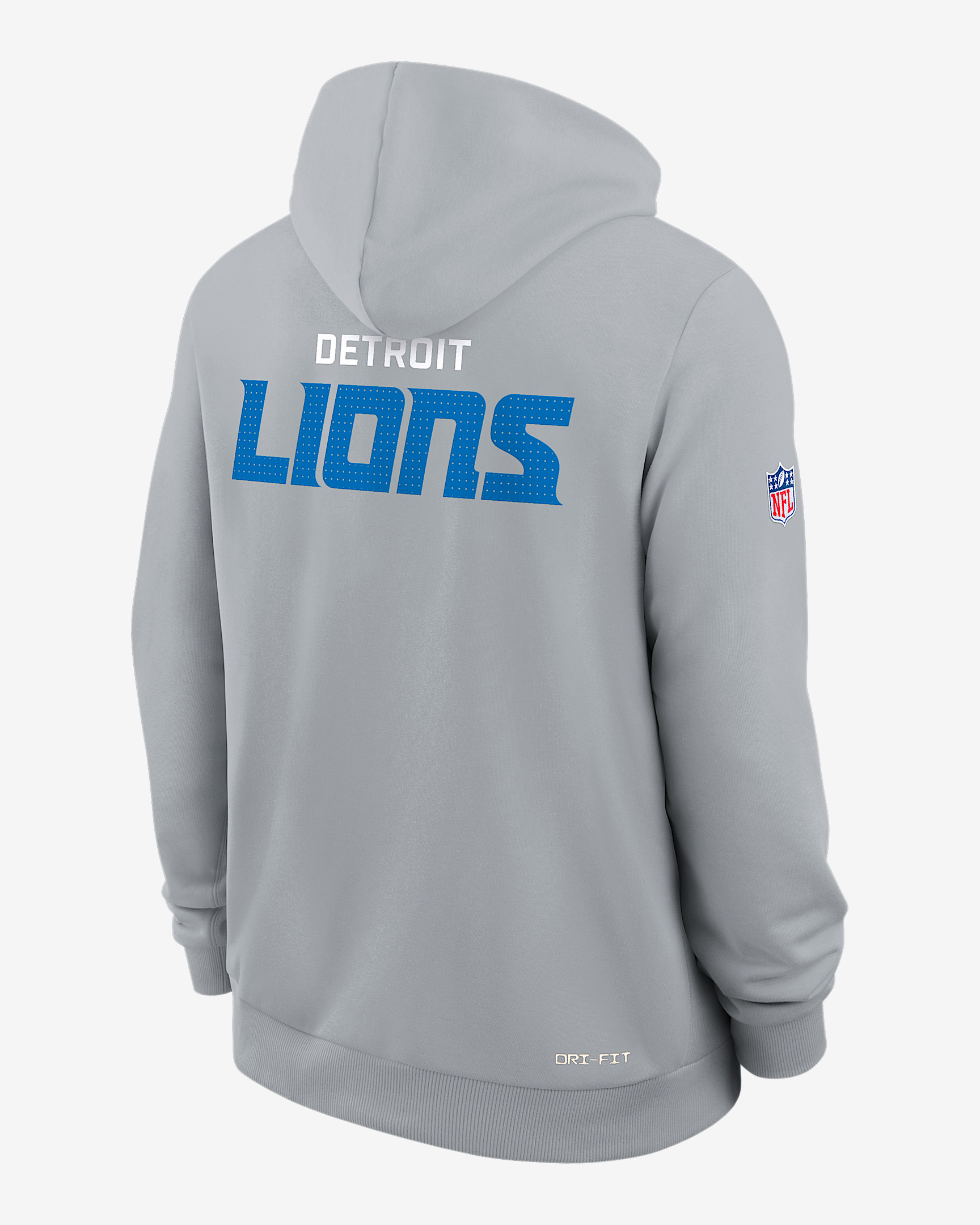 Detroit Lions Initial Home Sideline Men's Nike Dri-FIT NFL Pullover Hoodie - 2