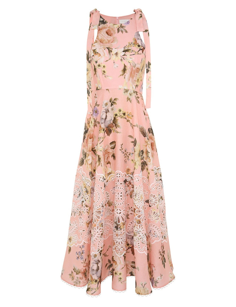 ACACIA BRODERIE MIDI DRESS - 1