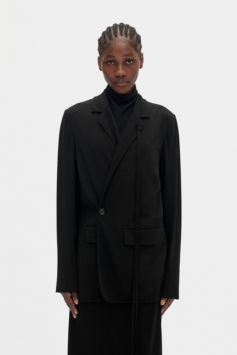 Olena Wrap Deconstructed Blazer 1