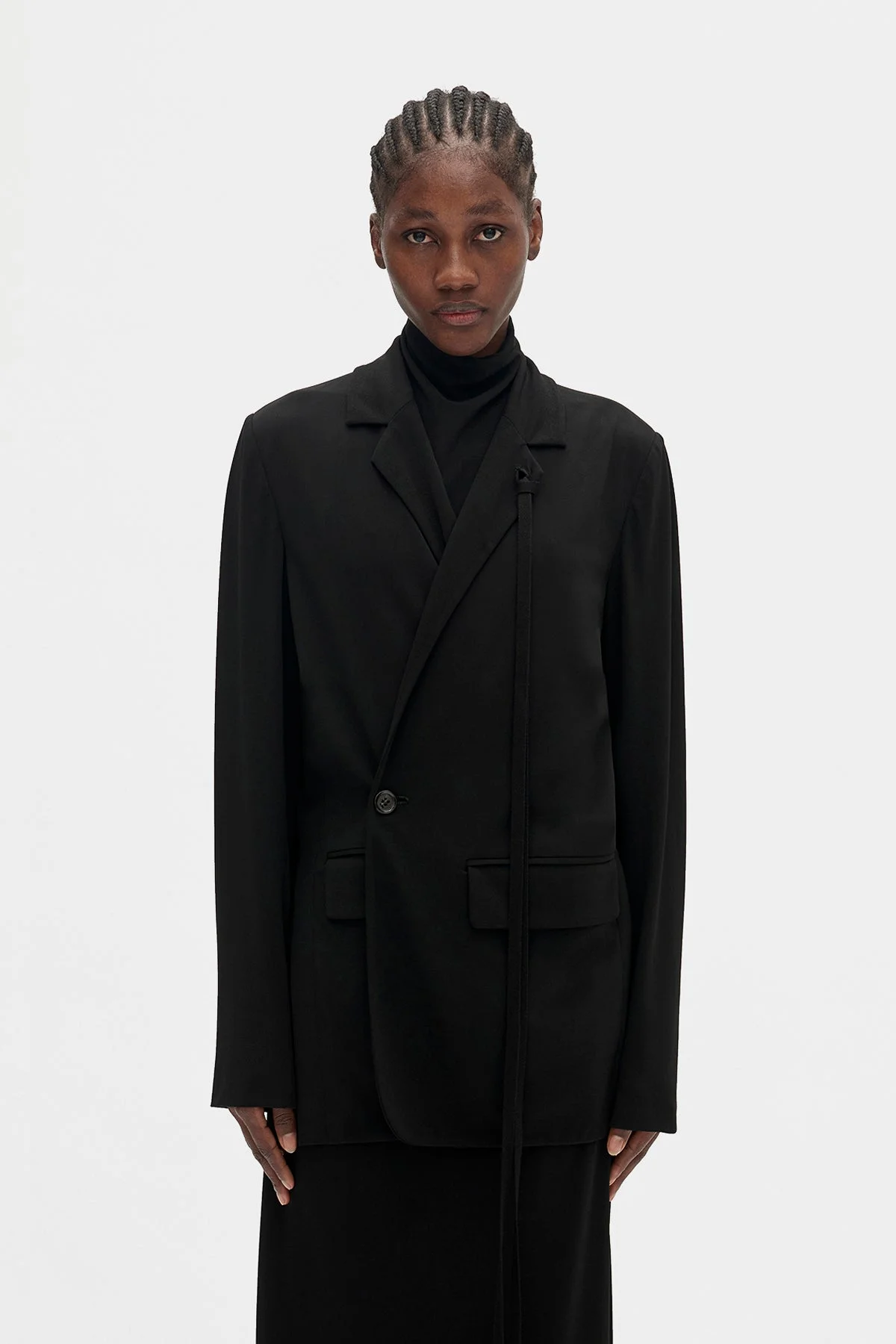 Olena Wrap Deconstructed Blazer - 1