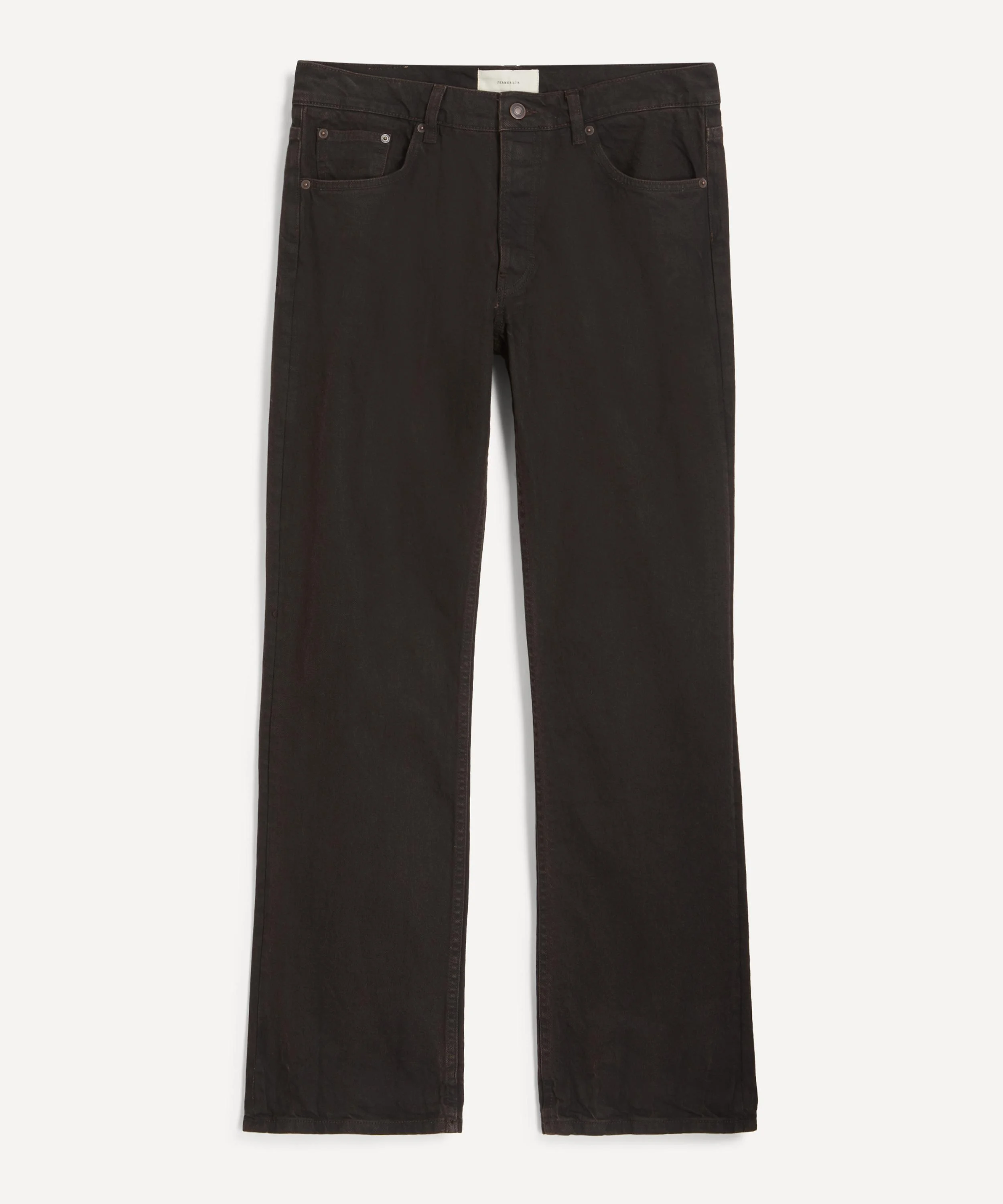 Arrow Straight-Leg Jeans in Brown Vein - 1