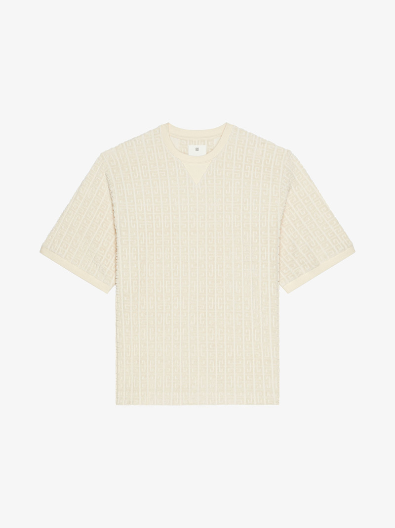 T-SHIRT IN 4G COTTON TOWELLING 1