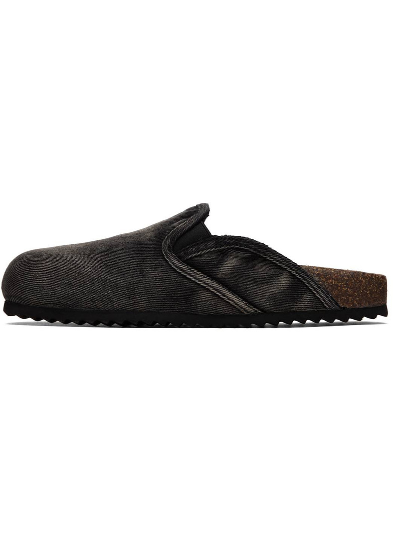 Diesel Black D-Woodstock Slip-on Loafers outlook