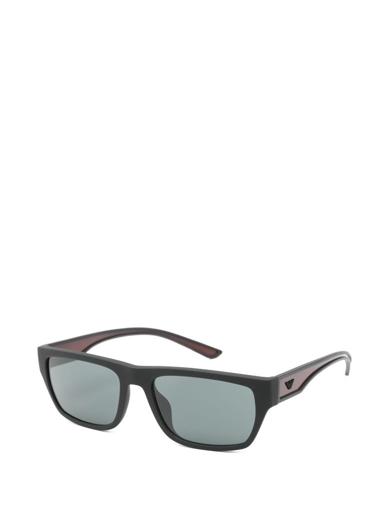 EMPORIO ARMANI rectangle frame sunglasses outlook