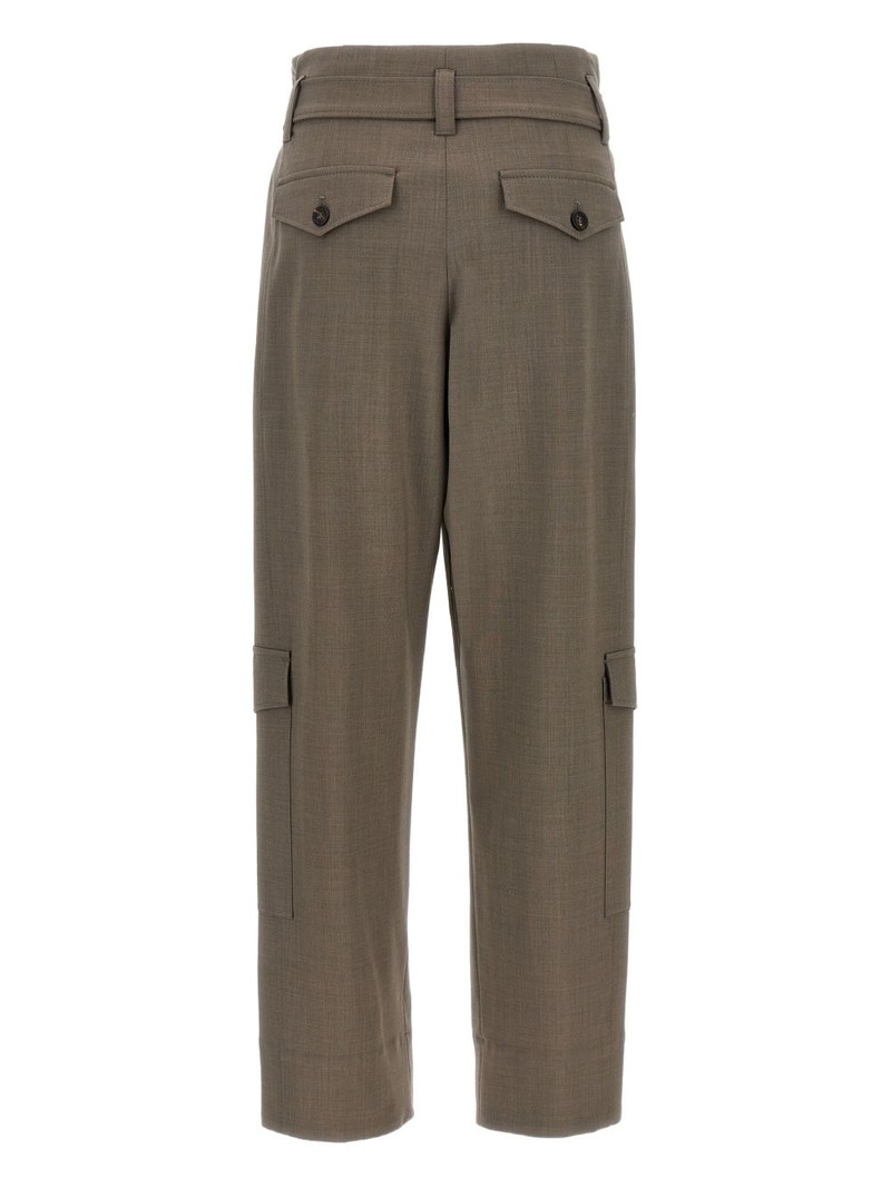 Brunello Cucinelli belted cargo trousers outlook