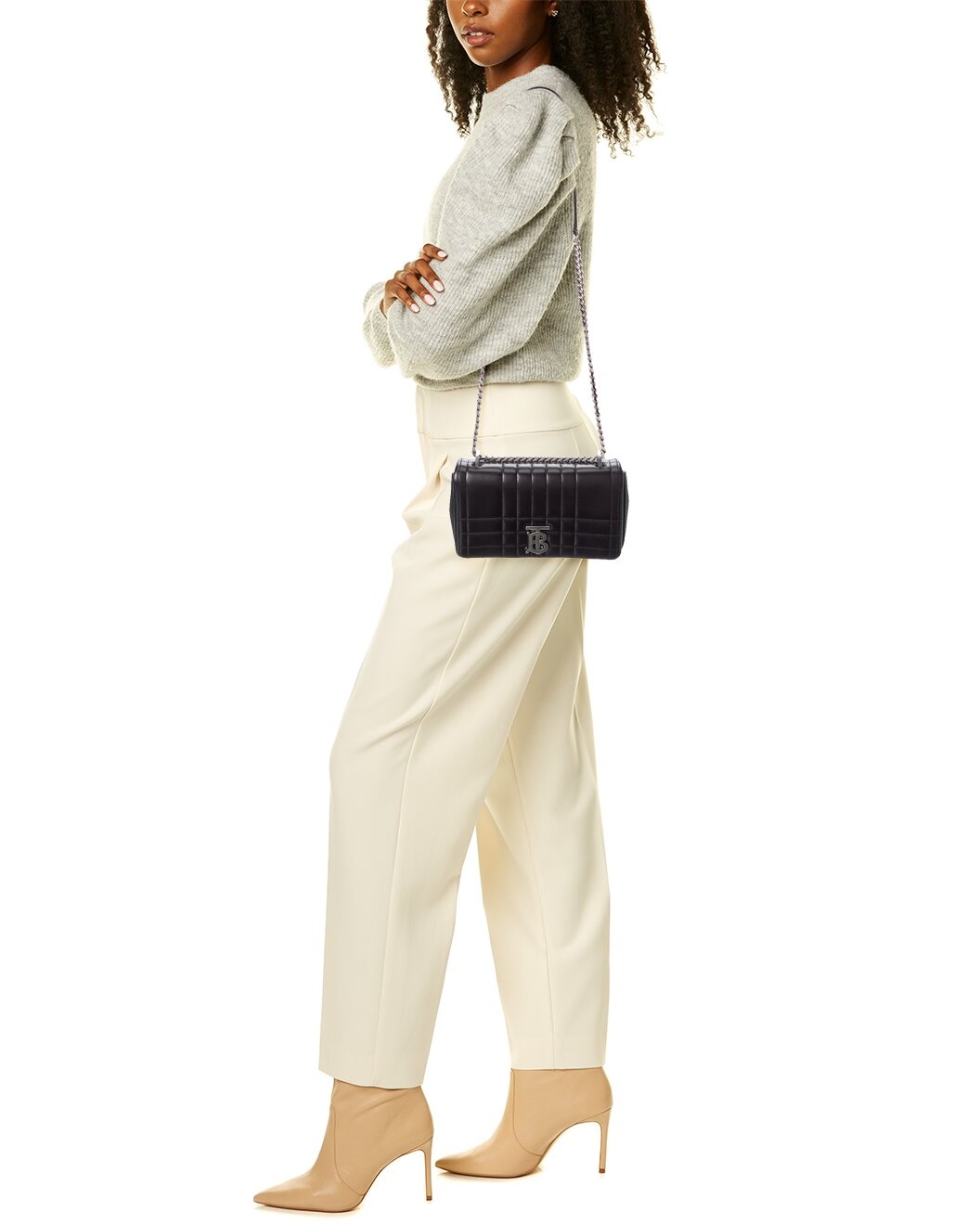 Burberry Lola Small Leather Shoulder Bag - 4
