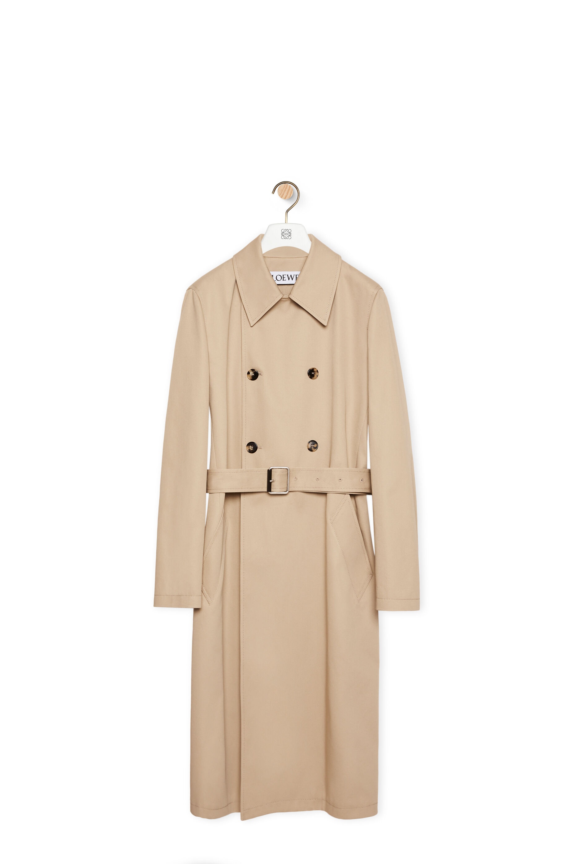 Trench coat in cotton - 1