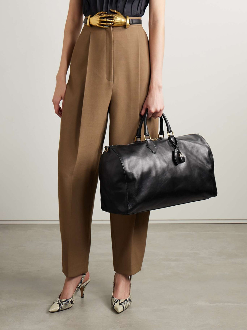 KHAITE Pierre leather weekend bag outlook