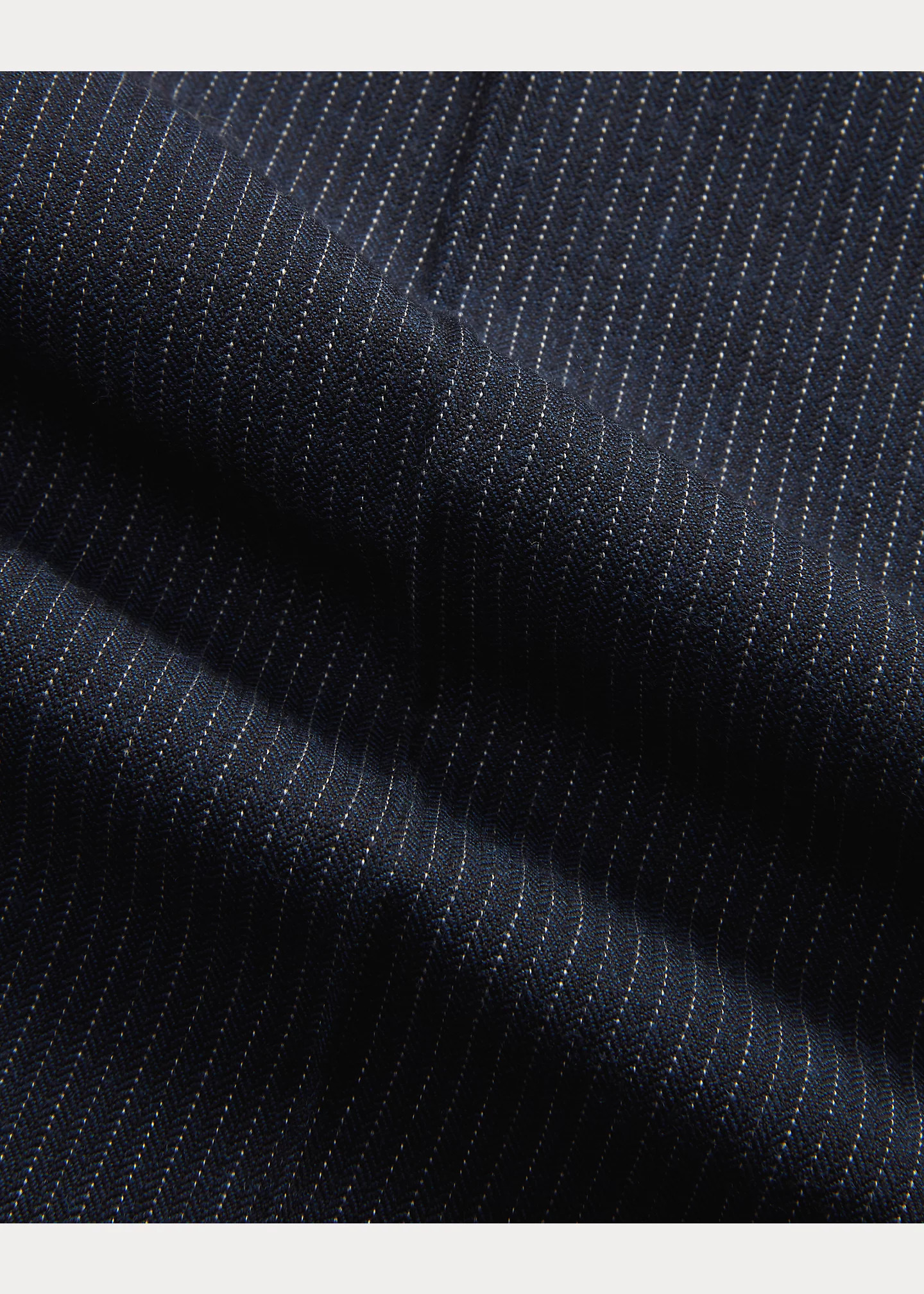 Slim Striped Herringbone Suit Trouser - 10