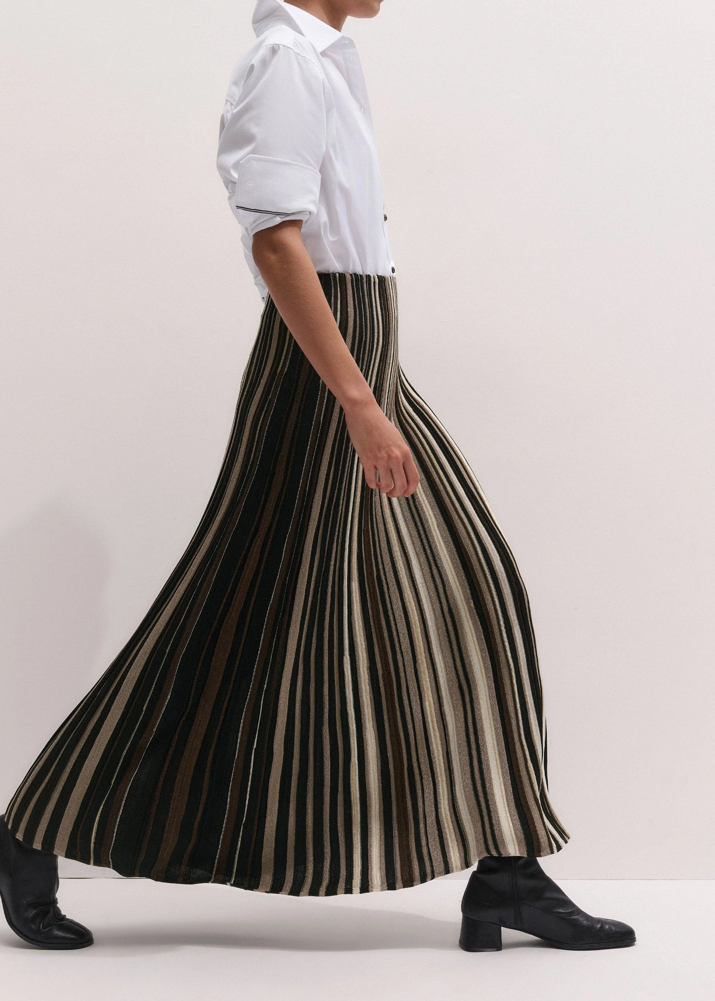 Knit Maxi Skirt - 1