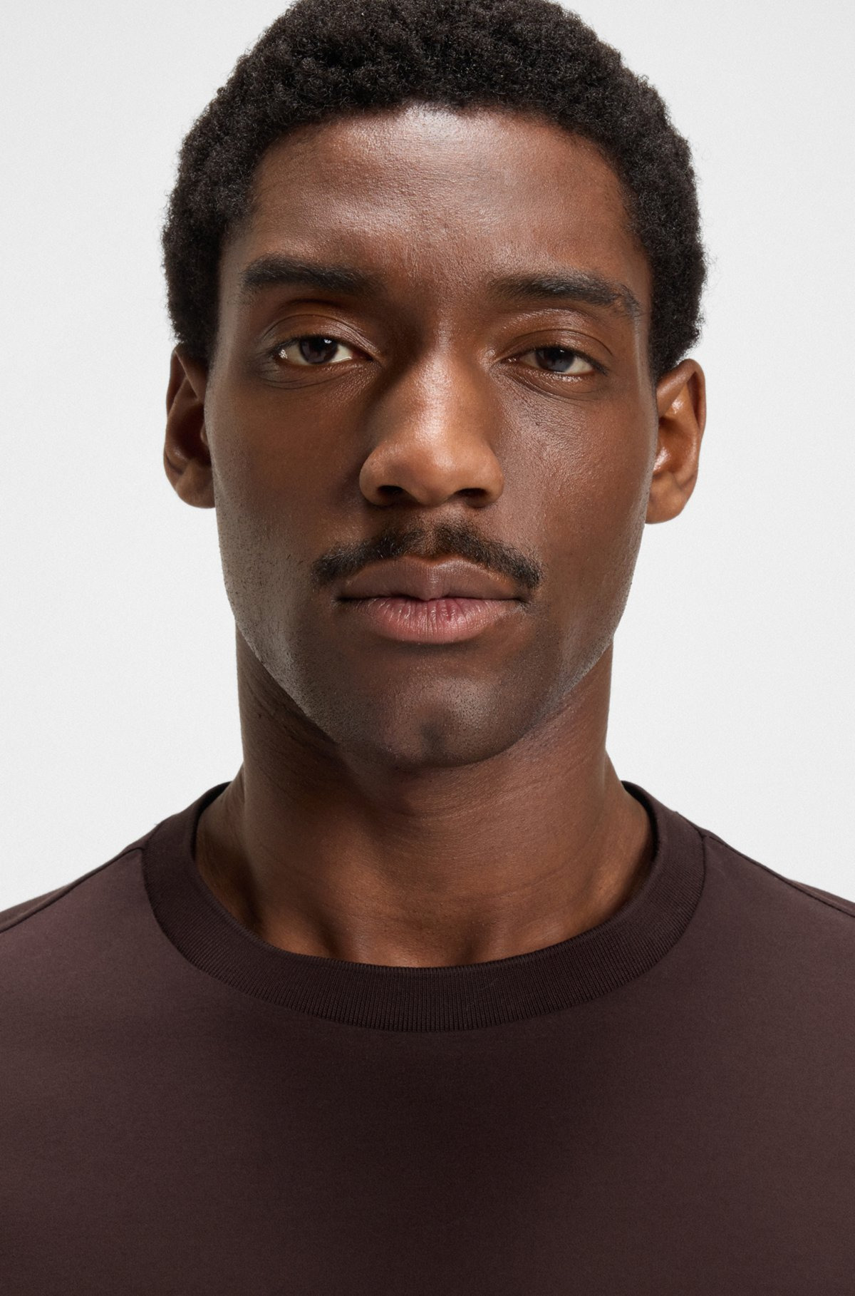 REGULAR-FIT T-SHIRT IN MERCERIZED COTTON - 3