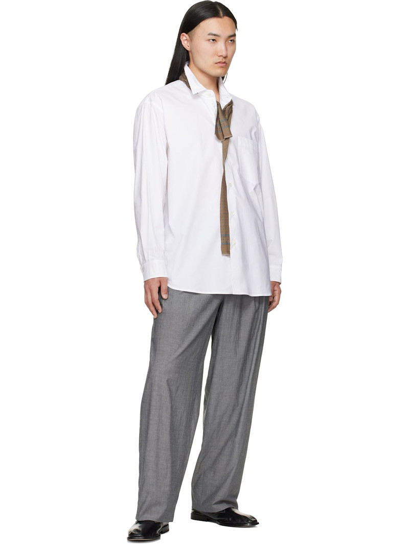MAGLIANO White Crispy Penna Long Sleeve Shirt outlook