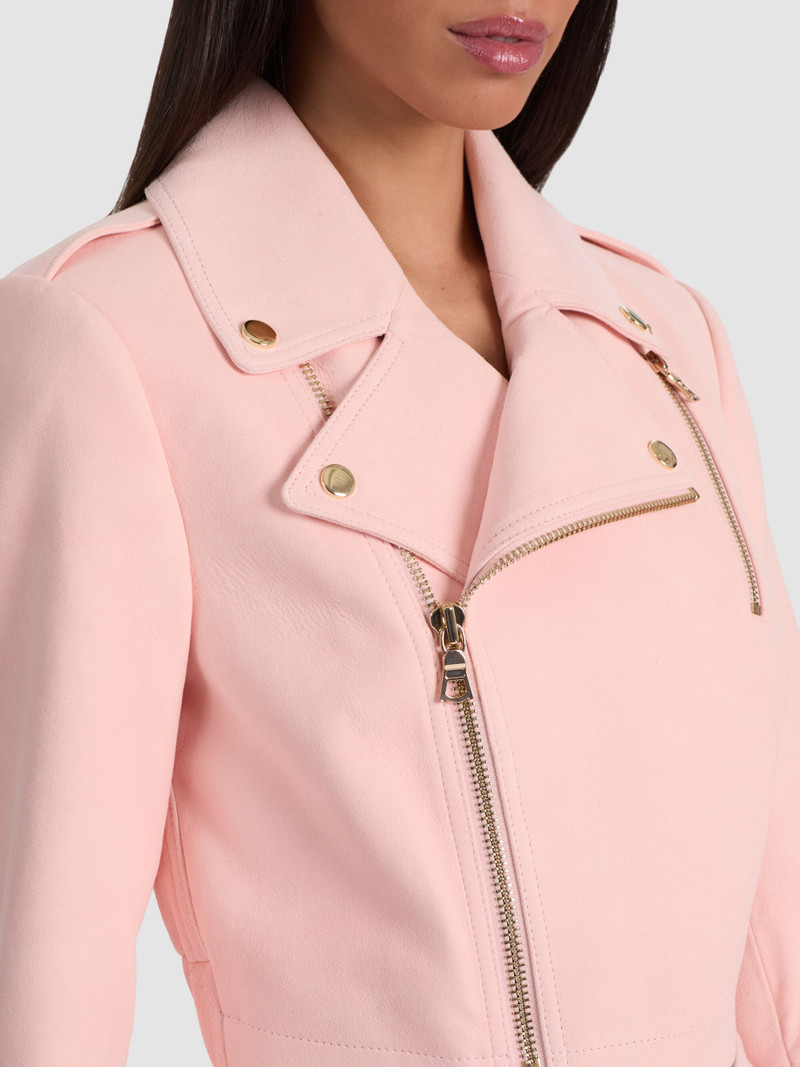 KRISHNA SUEDE CROPPED MOTO JACKET 5