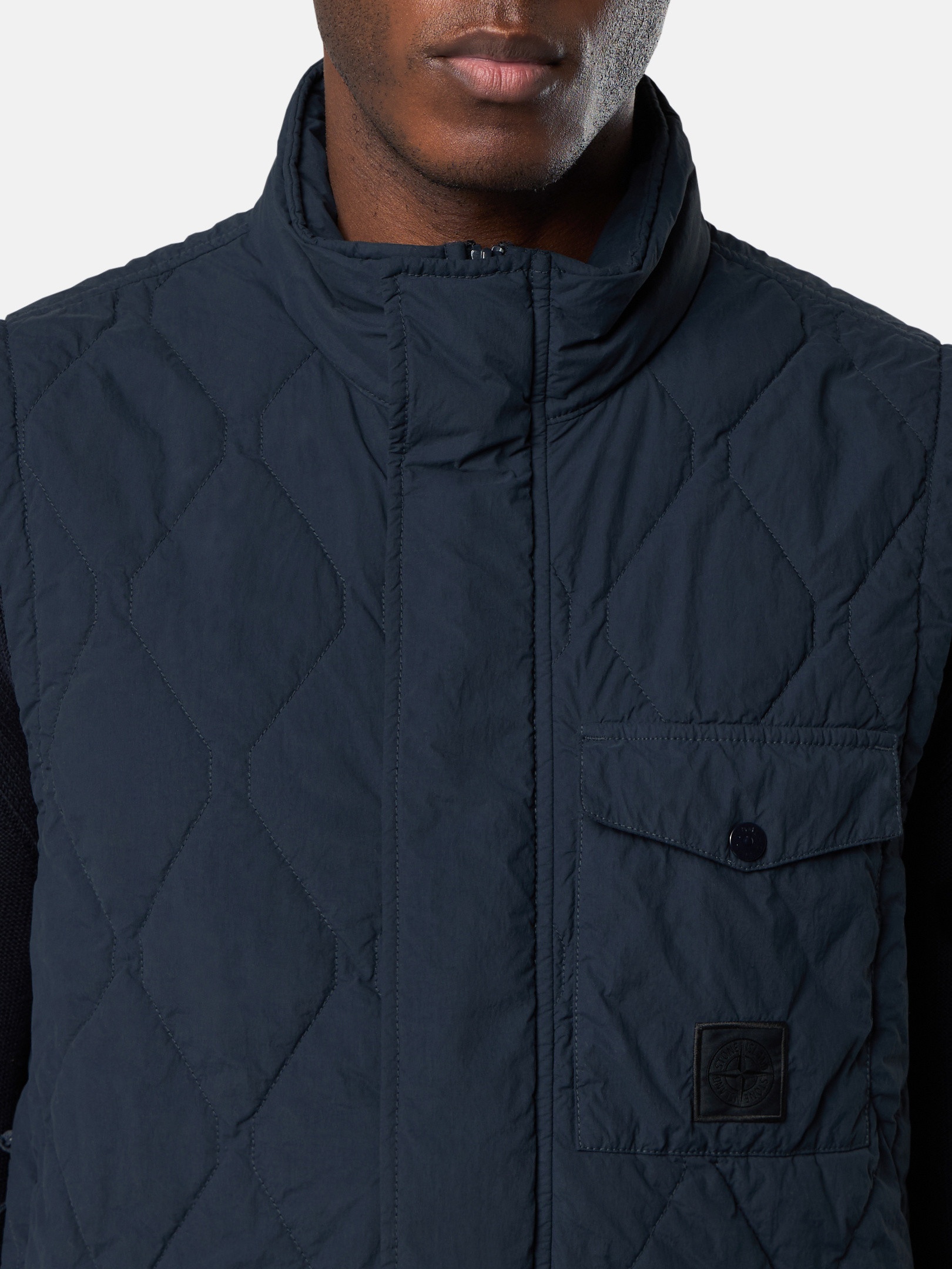 G100011 NYLON SMERIGLIATO WITH PRIMALOFT®-TC_STONE ISLAND GHOST - 4