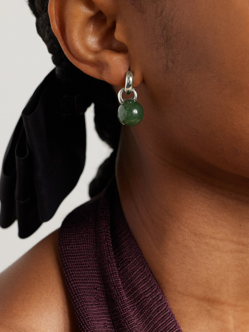 Sophie Buhai Everyday Silver And Jade Earrings outlook