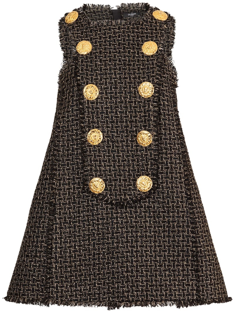 Tweed lurex mini dress - 1