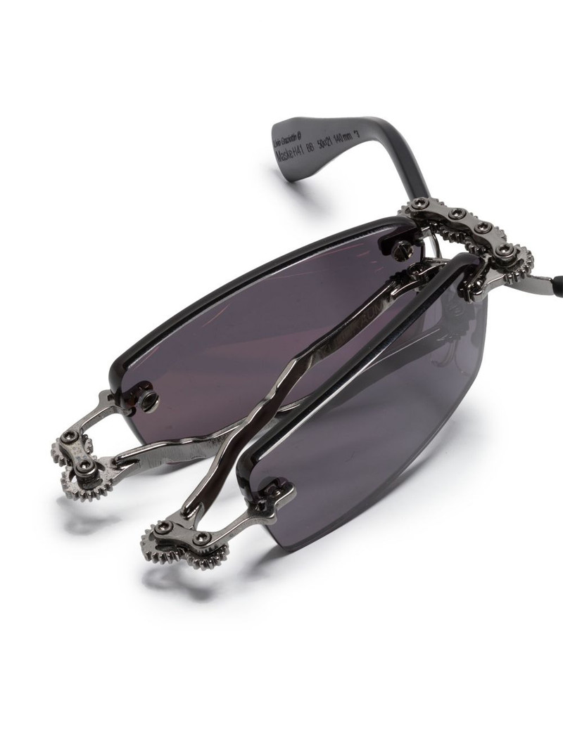 H41 rectangle-frame sunglasses 3