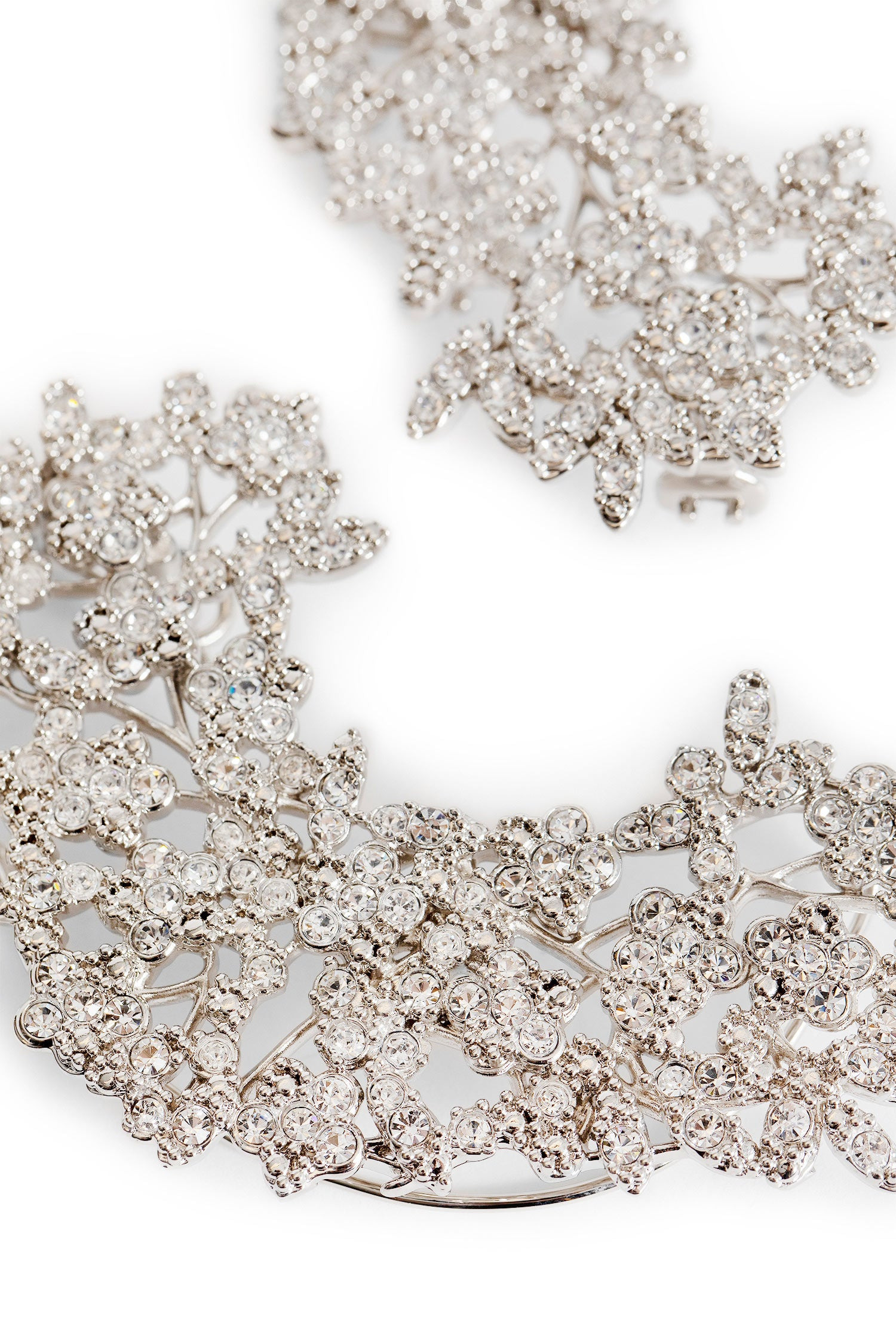 Silver-plated Zirconia Earrings - 3