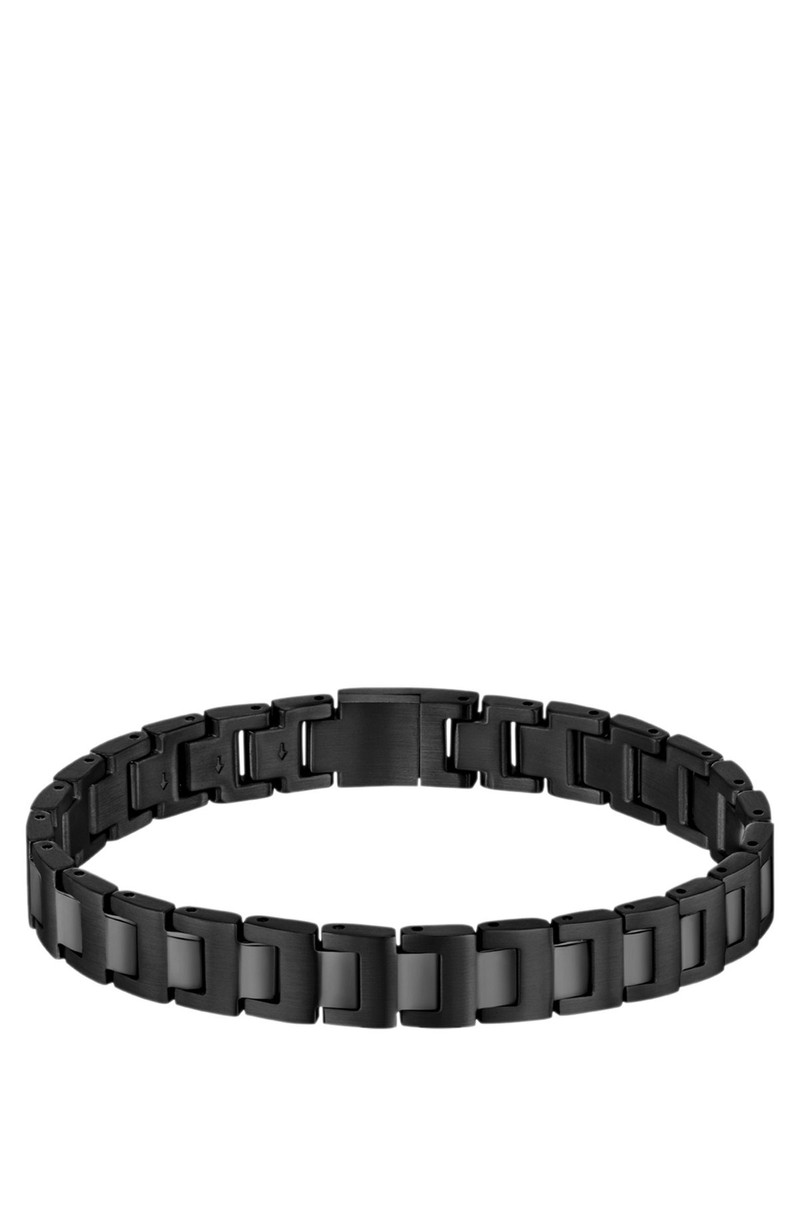 BOSS BLACK-PLATED CUFF WITH LOGO CLOSURE outlook