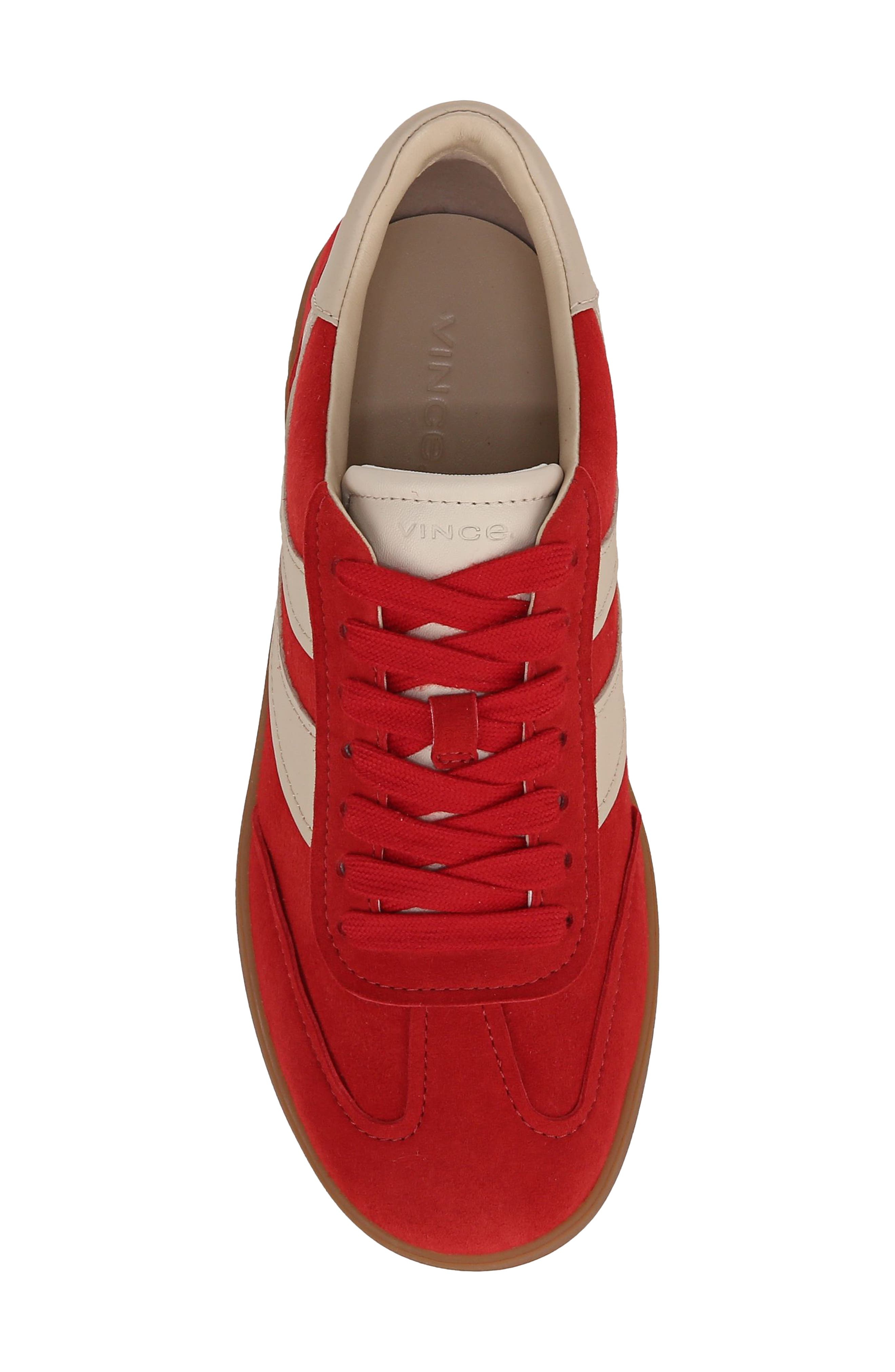 Vince Oasis Sneaker in Crimson/Birch Sand at Nordstrom - 5