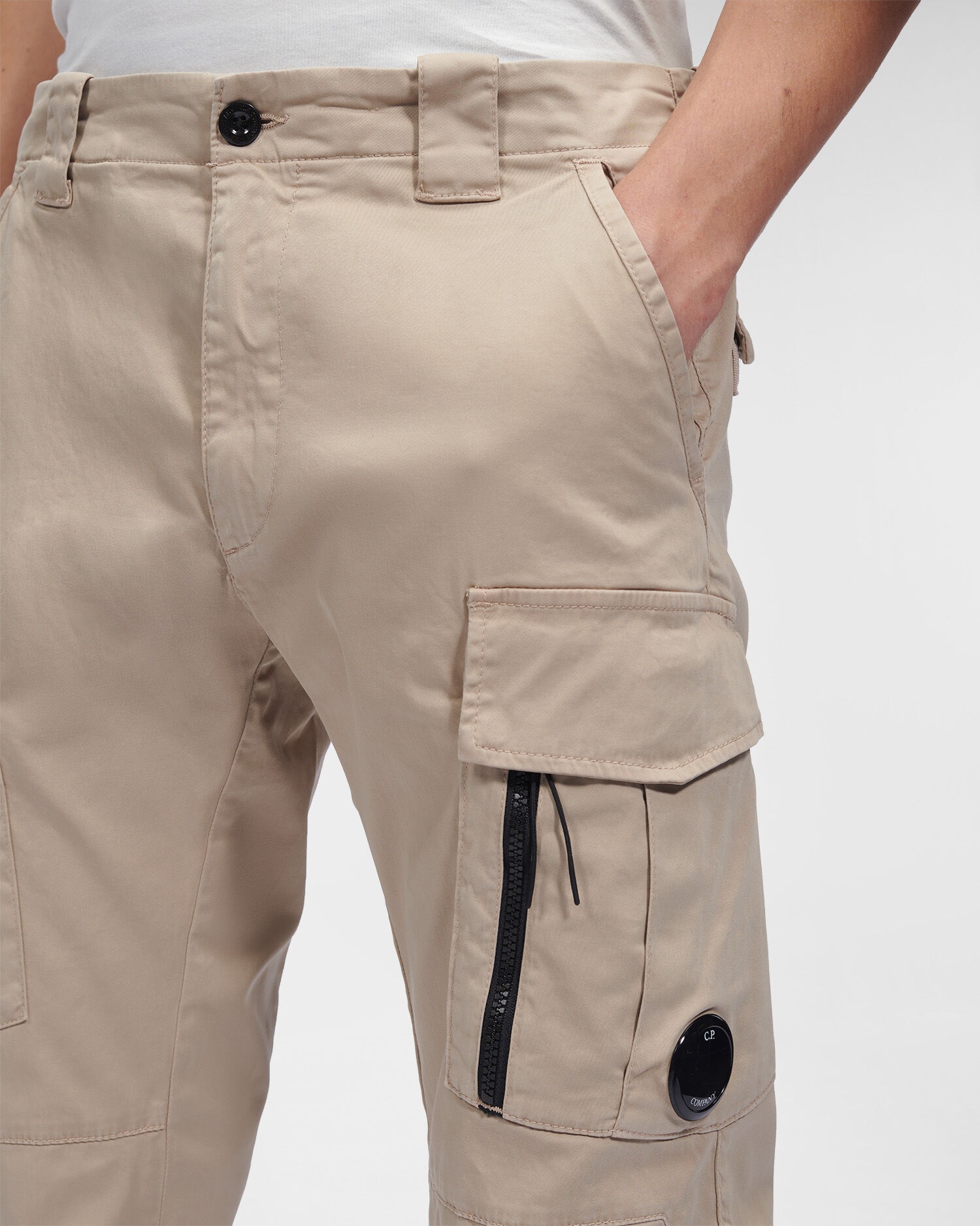 Stretch Sateen Cargo Pants - 4