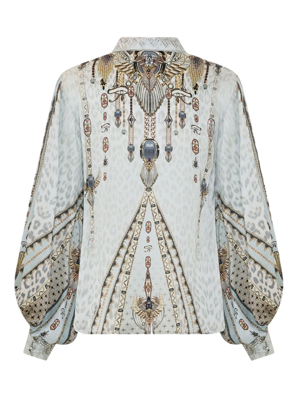split sleeve blouse - 7