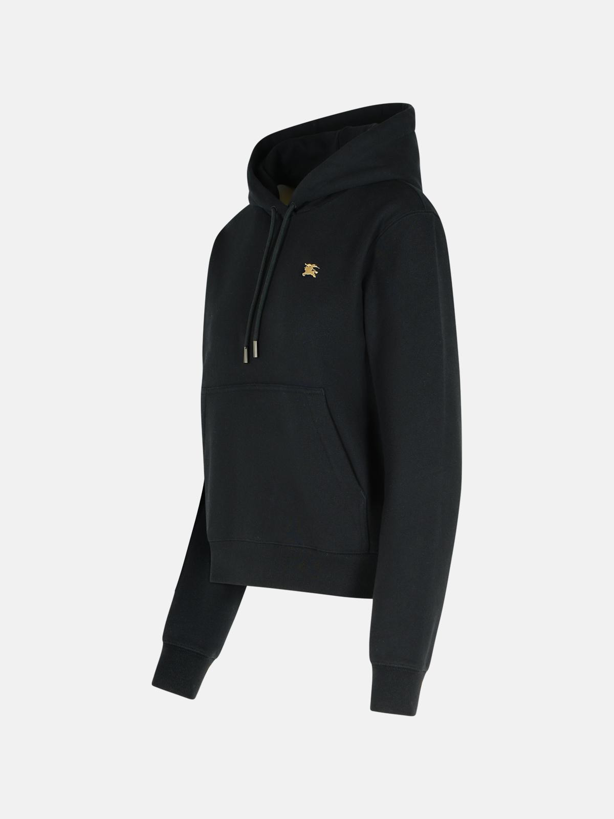 'HARRIET' BLACK COTTON SWEATSHIRT - 2