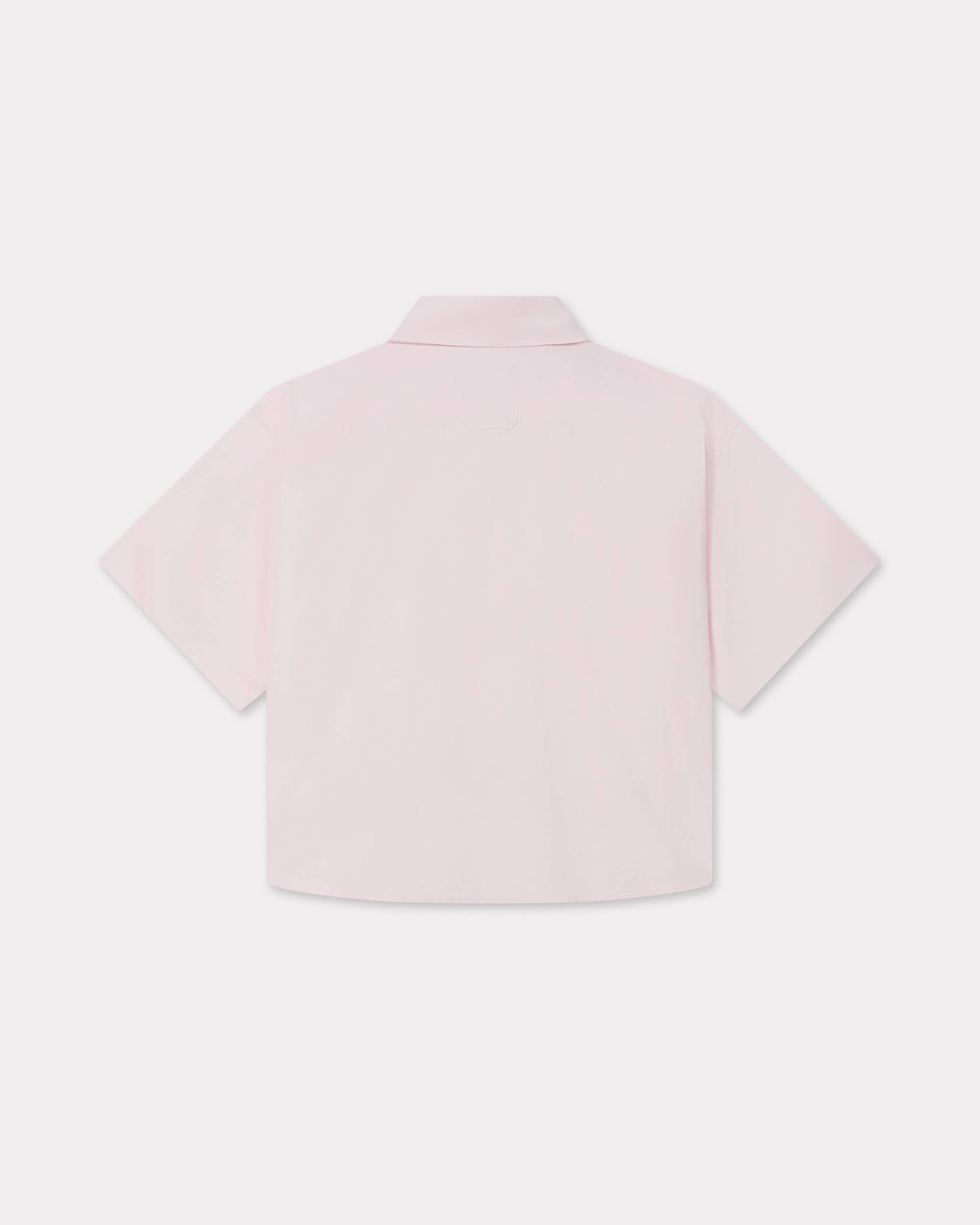 'Boke Flower 2.0' short dropped shoulders shirt in cotton poplin - 2