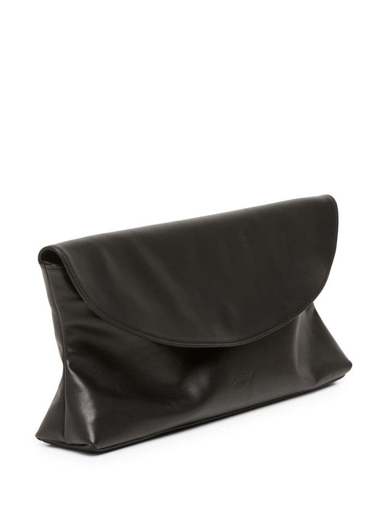 Marsèll logo-debossed leather clutch bag outlook