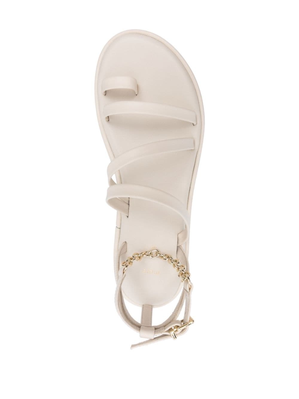 chain-embellished platform sandals - 4