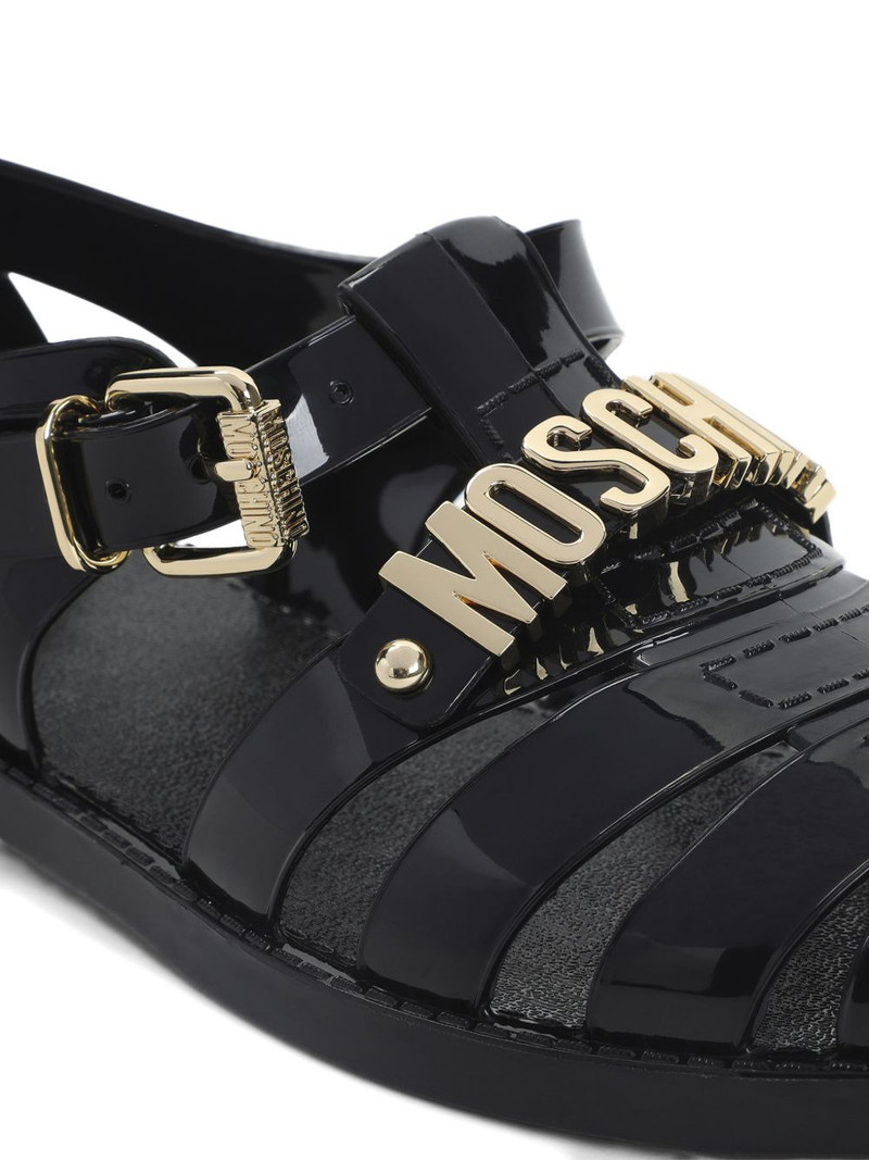 logo buckle sandals 3