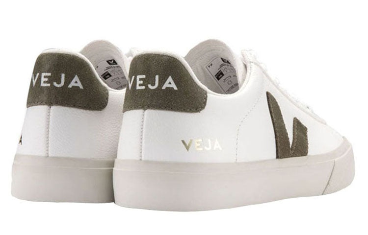 VEJA Campo Chromefree Lace-Up Sneakers 'White Khaki' CP052347 - 3
