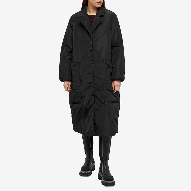 GANNI Light Padded Longline Coat 2