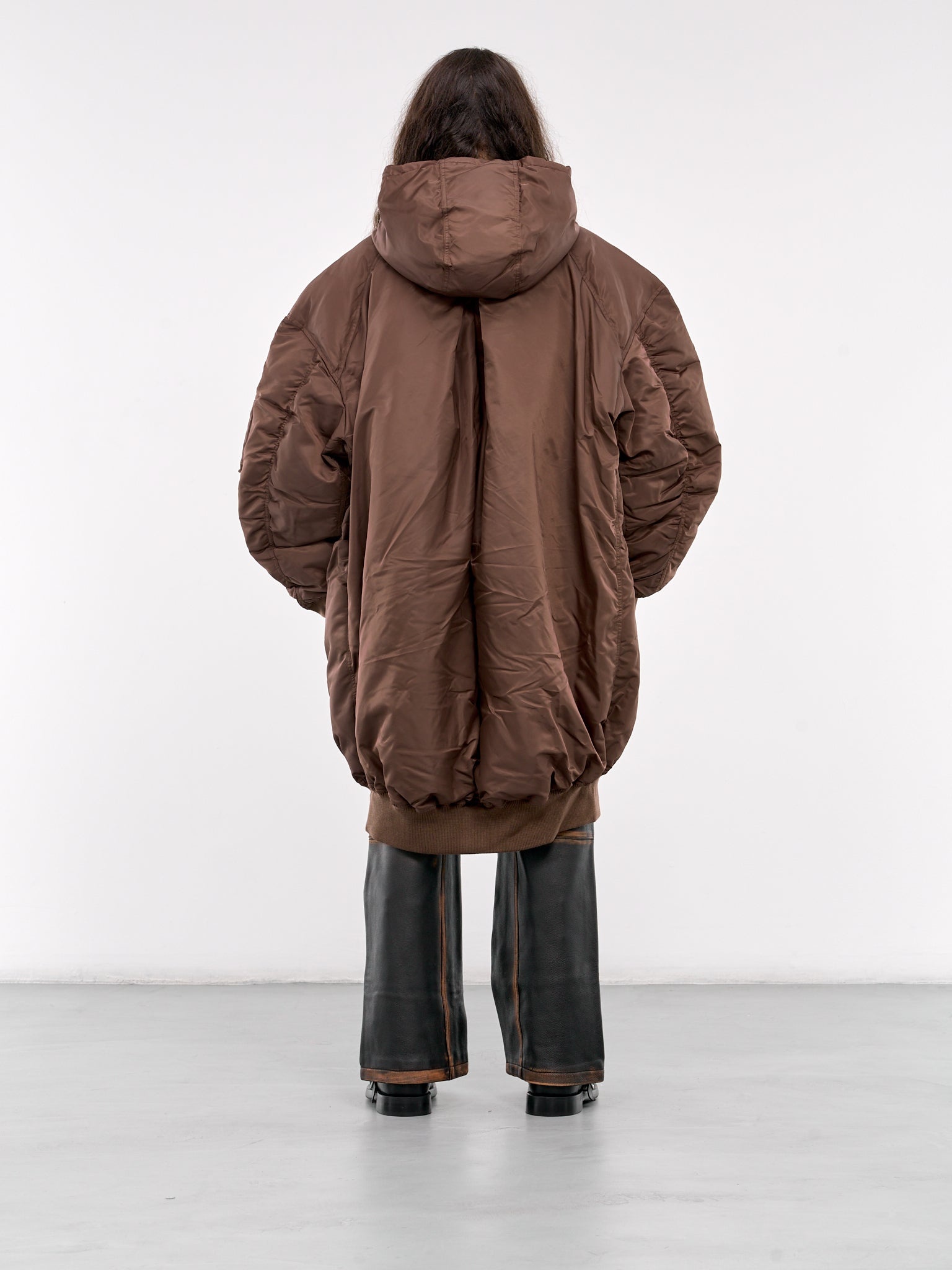 Folding Nylon Down Coat - 3