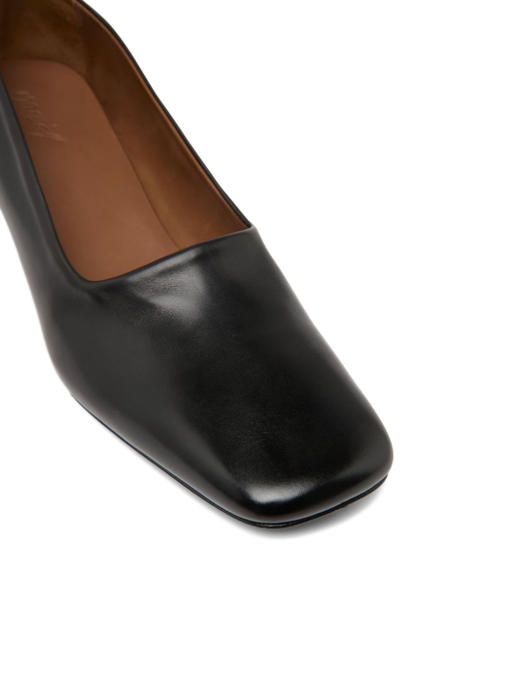 kitten-heel square-toe pumps - 4