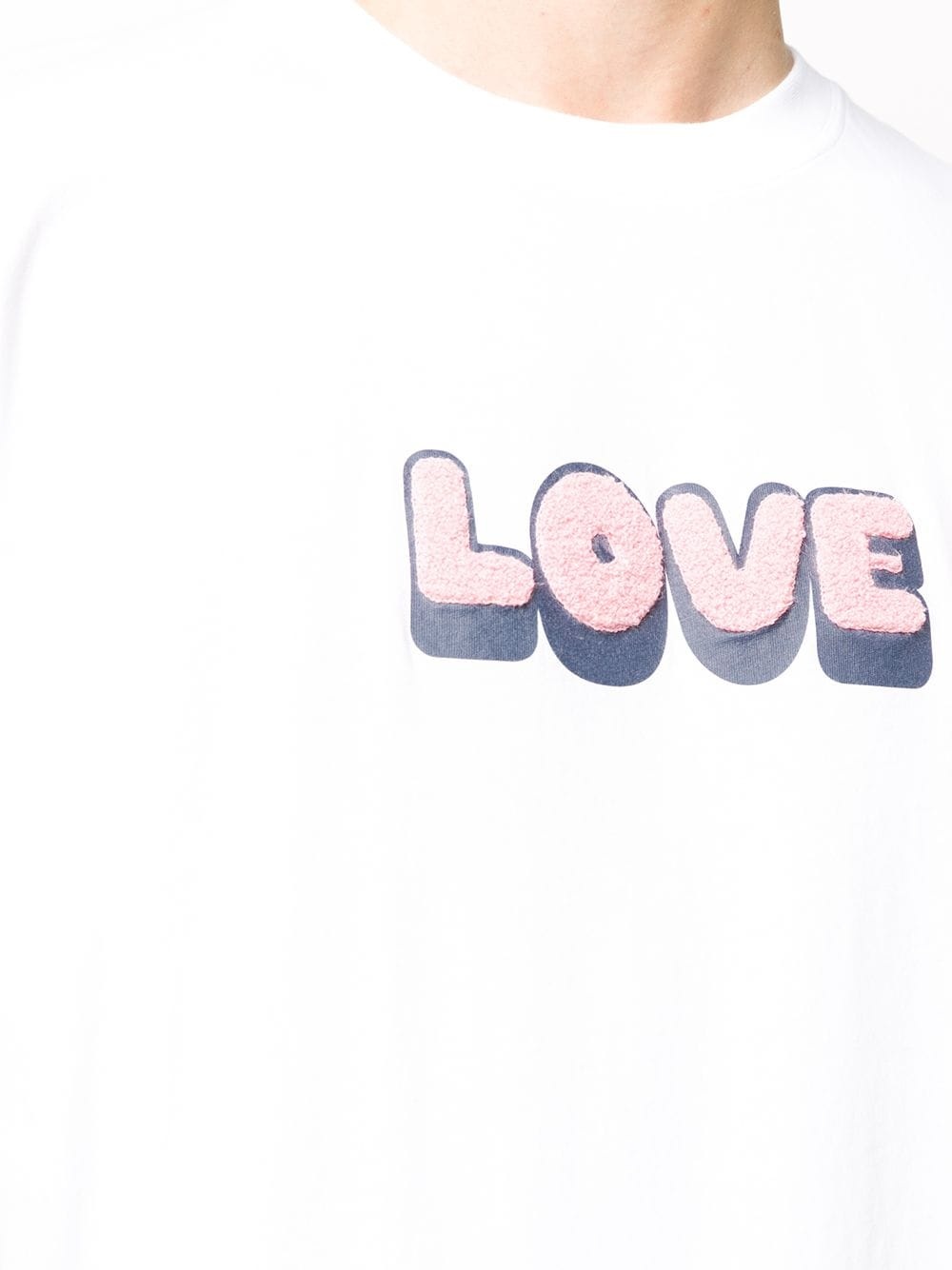 LOVE appliqué print T-shirt - 5