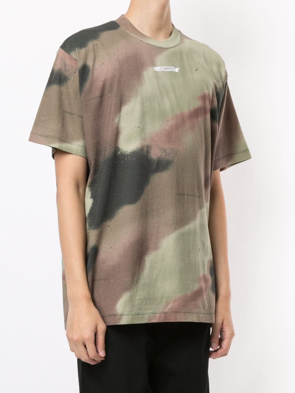  camouflage-print cotton T-shirt  - 3