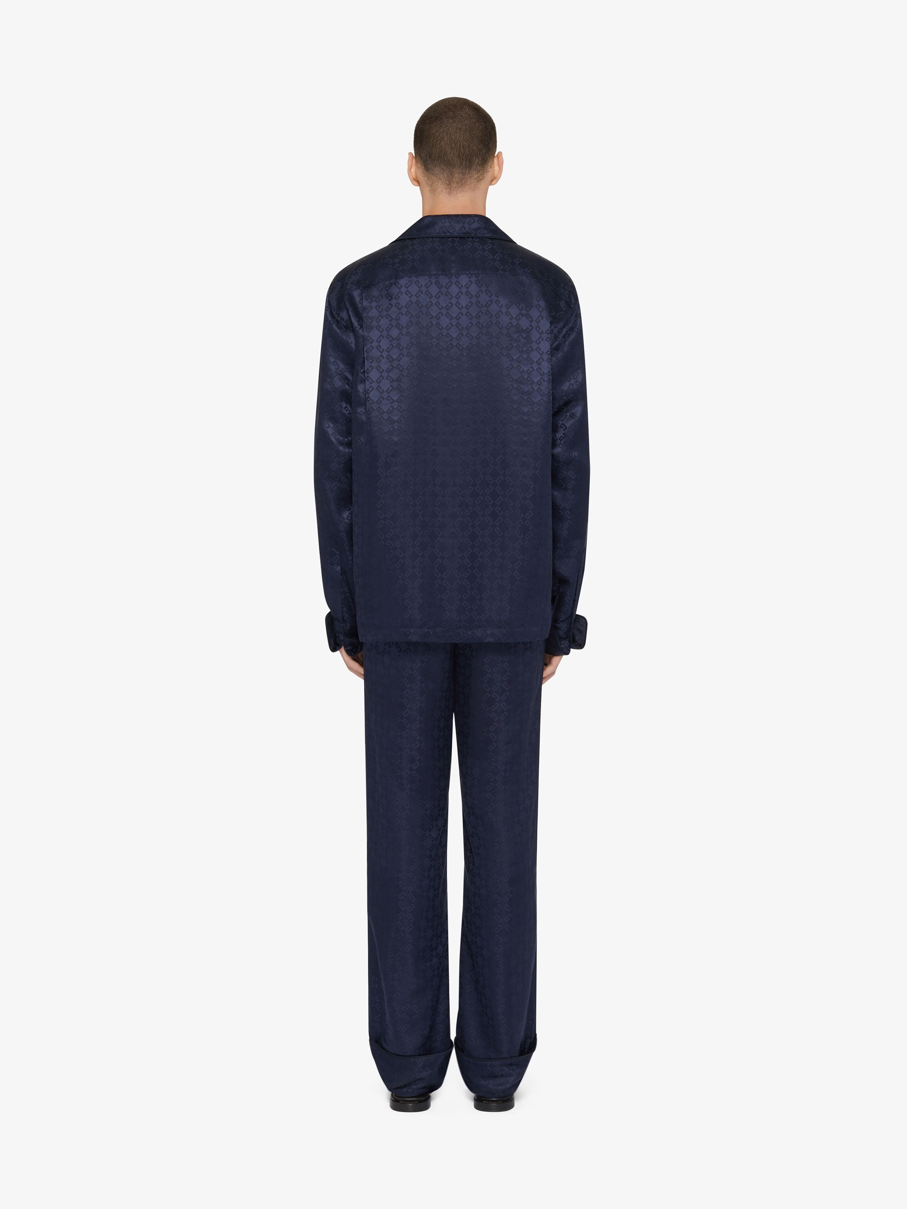 PYJAMAS PANTS IN MONOGRAM 72 JACQUARD - 4