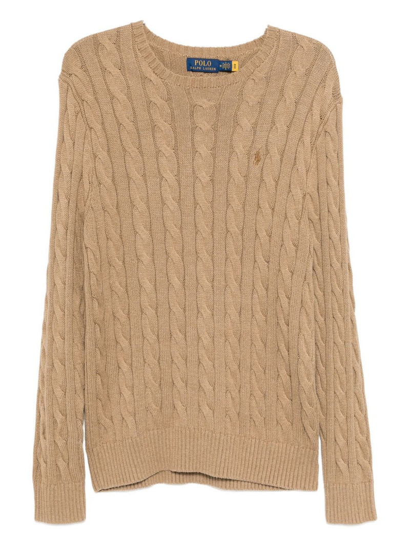 cotton cable-knit jumper 1