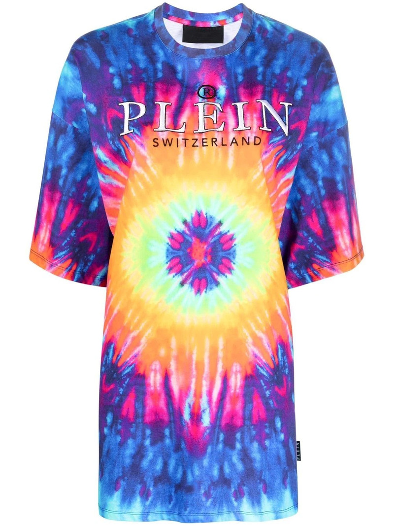 tie dye-print T-shirt dress 1