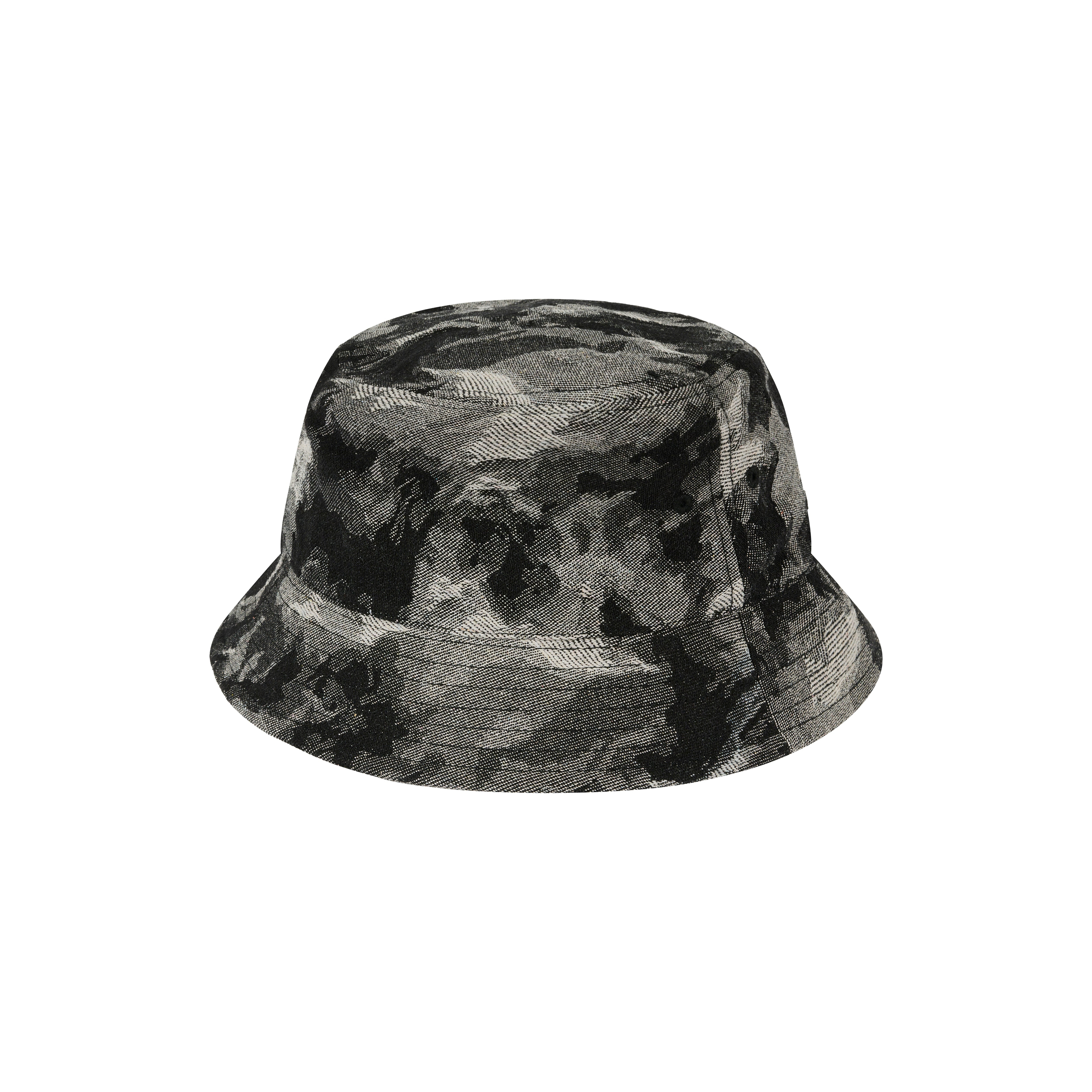 P STAR BUCKET HAT BLACK DENIM - 2
