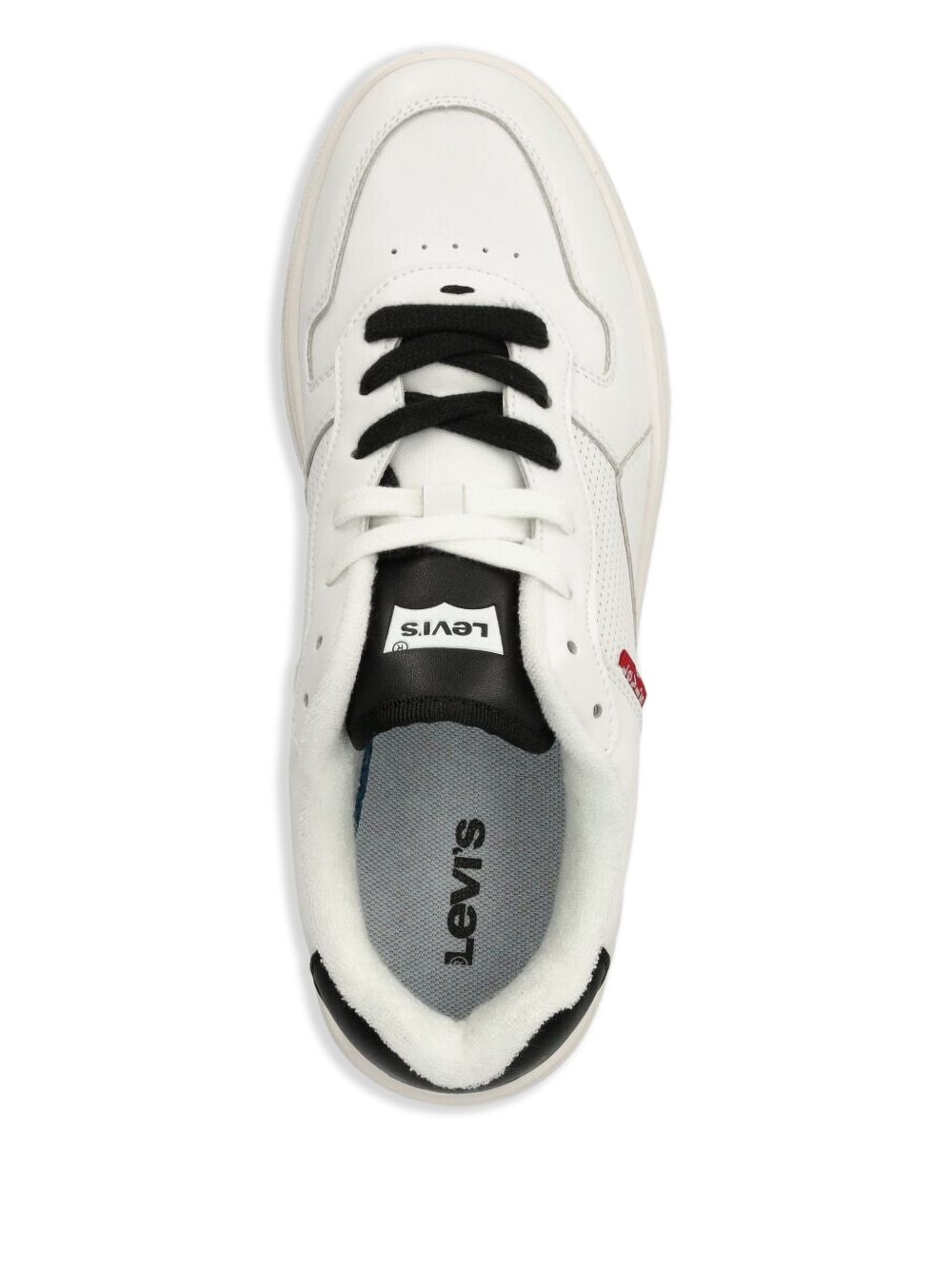Glide perforated leather low-top sneakers - 4
