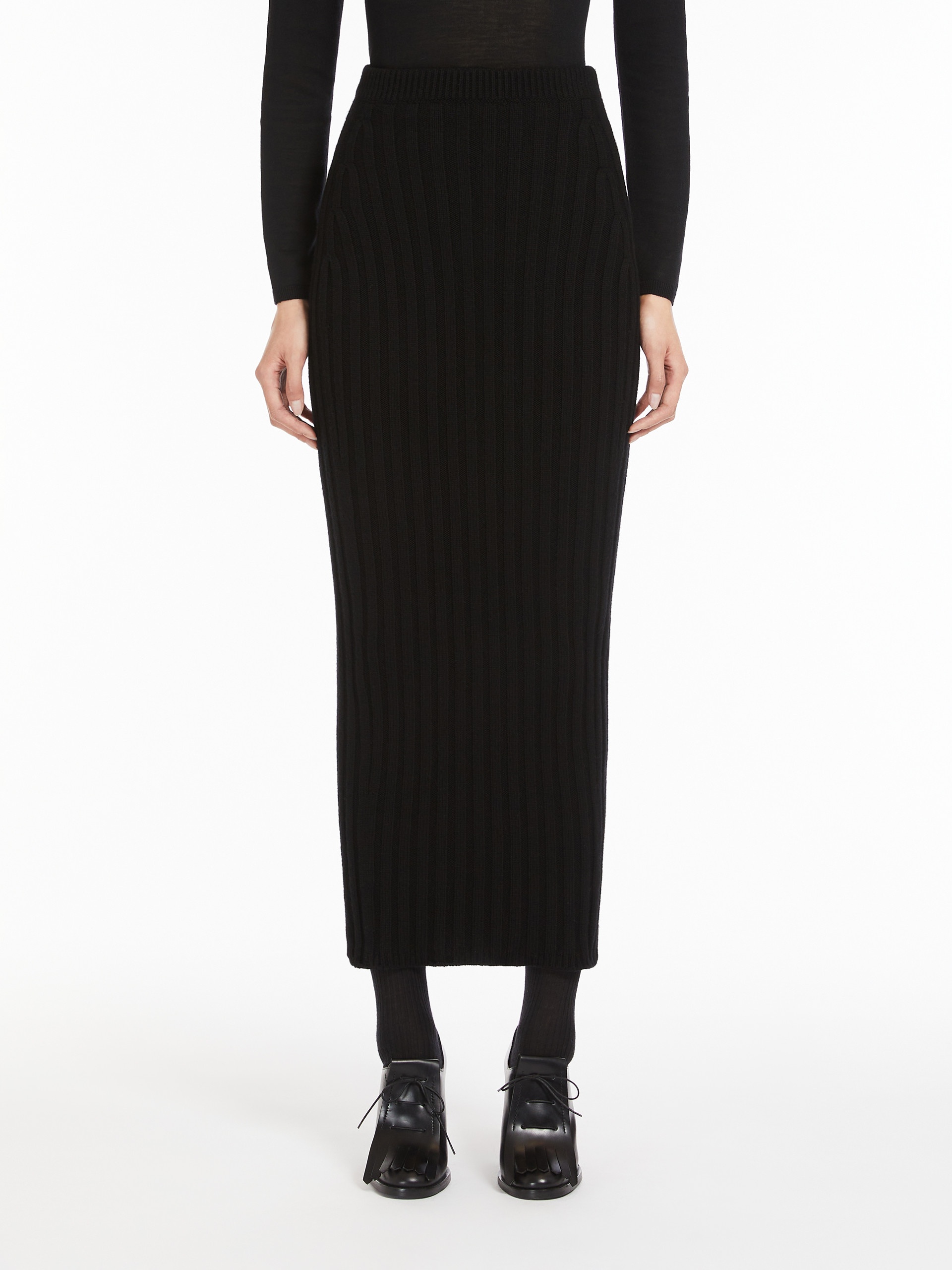 SETA Wool and cashmere knit skirt - 3