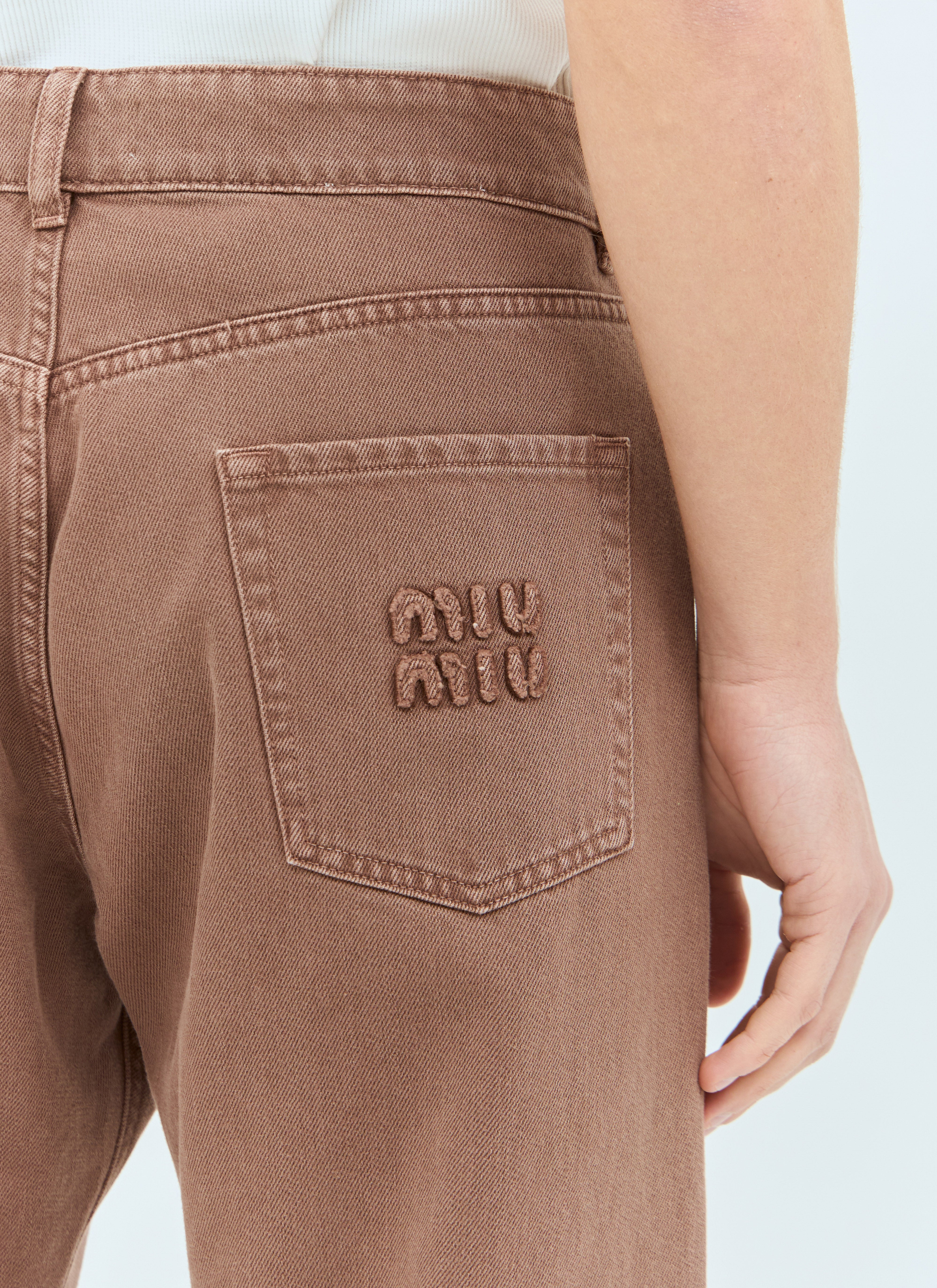 Miu Miu Women Five-Pocket Jeans - 3
