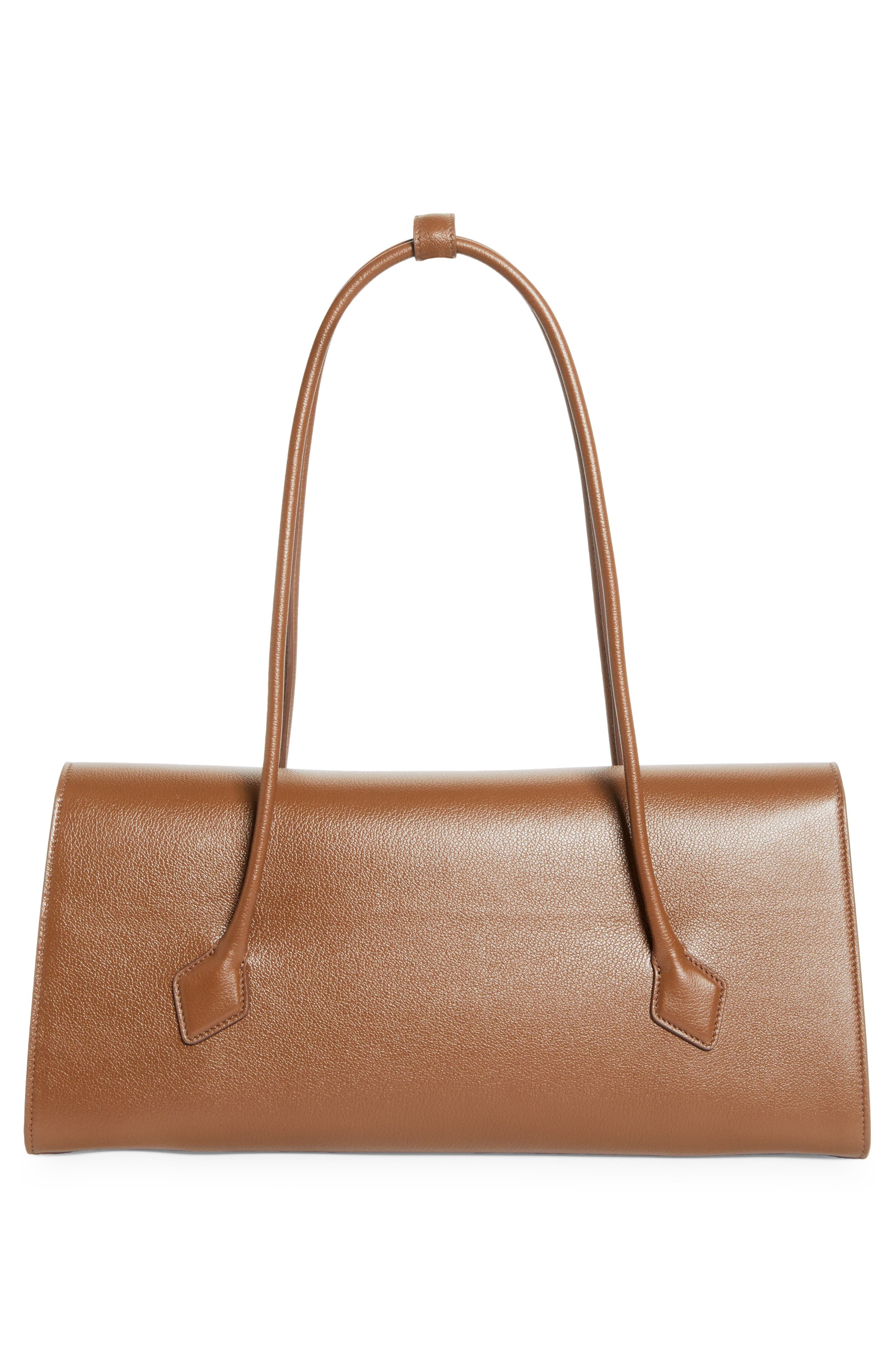 Alaïa Le Teckel Leather Tote in Terre Dombre at Nordstrom - 2