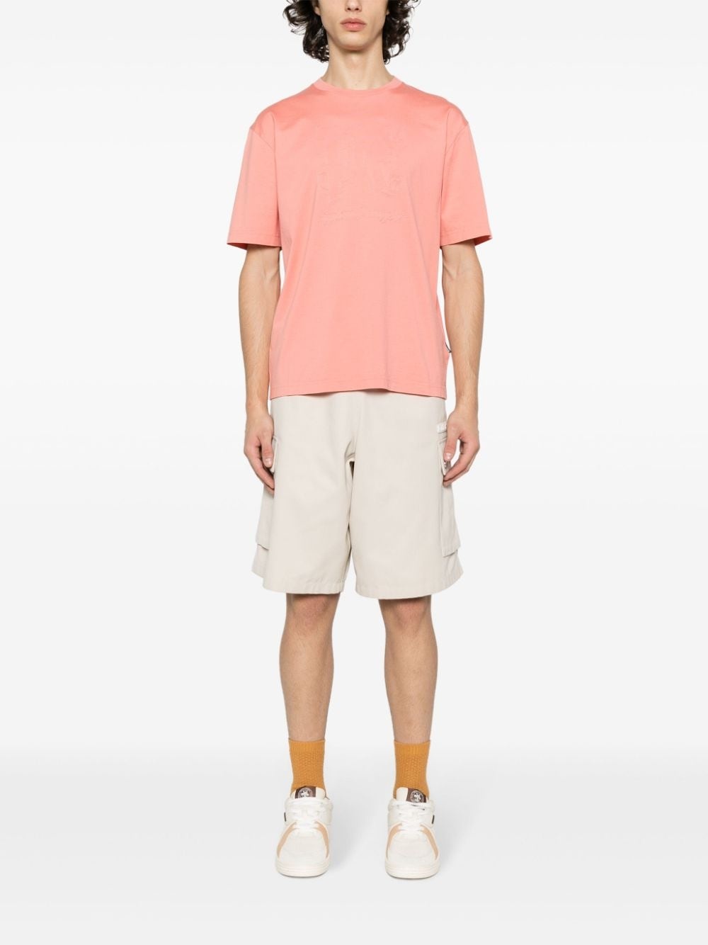 Monogram Statement-embroidered T-shirt - 2