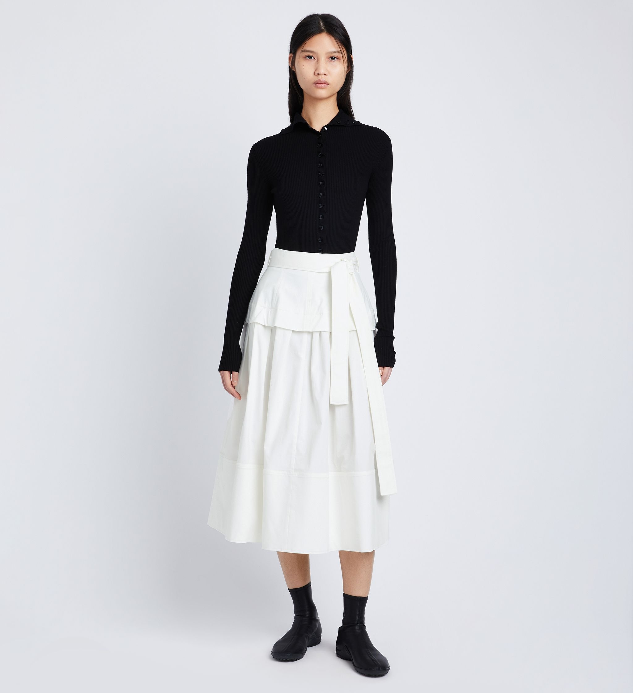 Poplin Belted Skirt - 2